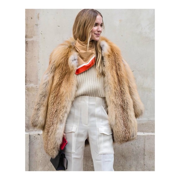 CÉLINE LAMBSKIN LEATHER FOULARD SCARF BY PHOEBE PHILO - Picture 7 of 8